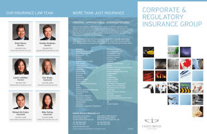 MORE THAN JUST INSURANCE CREATIVE.  APPROACHABLE.  BUSINESS-FOCUSED.