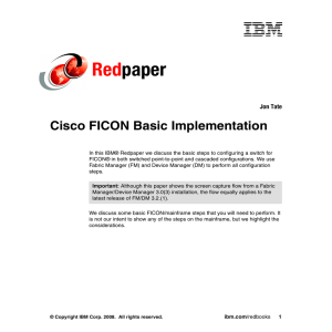 Red paper Cisco FICON Basic Implementation Jon Tate