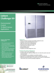 Liebert Challenger M+ Environmental Control