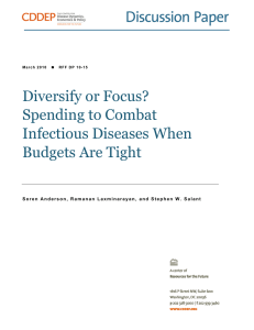 Diversify or Focus? Spending to Combat Infectious Diseases When Budgets Are Tight