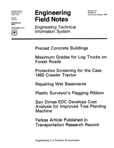 Notes Engineering Field Wet