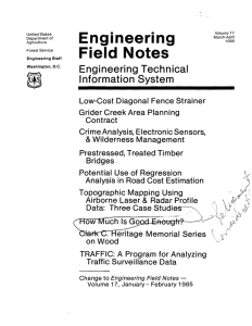 Engineering Field Notes