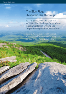 The Blue Ridge Academic Health Group