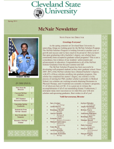 McNair Newsletter N F D