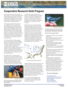 Cooperative Research Units Program