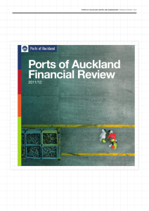 Ports of Auckland Financial Review 2011/12