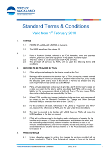 Standard Terms &amp; Conditions Valid from 1 February 2010 st