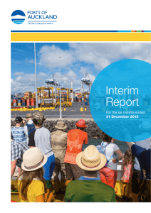 Interim Report For the six months ended 31 December 2015