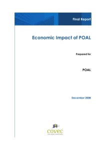 Economic Impact of POAL Final Report POAL