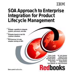 SOA Approach to Enterprise Integration for Product Lifecycle Management Front cover