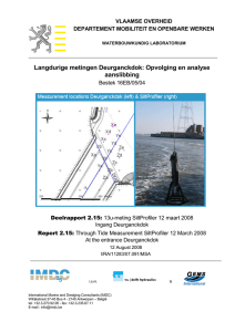 Langdurige metingen Deurganckdok: Opvolging en analyse aanslibbing