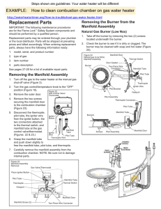 Replacement Parts How to clean combustion chamber on gas water heater EXAMPLE: