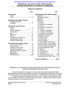 TROUBLESHOOTING and SERVICE HANDBOOK