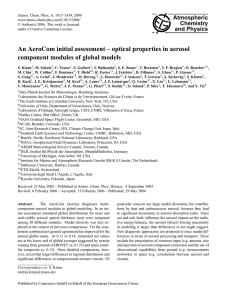 Atmospheric Chemistry and Physics