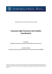 Covenant-Light Contracts and Creditor Coordination