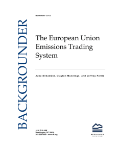 DER The European Union Emissions Trading