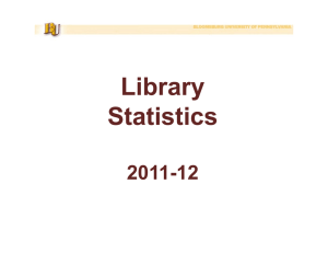 Library Statistics 2011-12