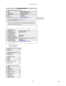 Common Data Set 2010-11 Name: Karen L. Slusser Title: