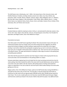 Meeting Minutes ‐ July 7, 1999    The Staff Senate met on Wednesday, July 7, 1999, in the Senate Room of the University Center, with 