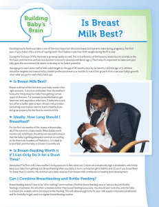 Is Breast Milk Best?