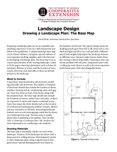 Landscape Design Drawing a Landscape Plan: The Base Map