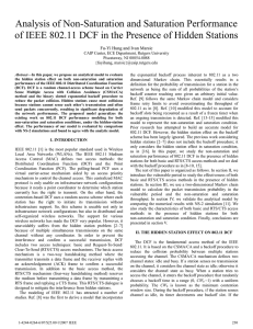 the exponential backoff process inherent to 802.11 as a two