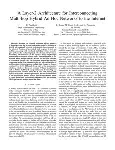 A Layer-2 Architecture for Interconnecting E. Ancillotti