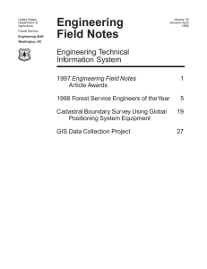 Engineering Field Notes Engineering Technical Information System