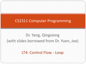 Dr. Yang, Qingxiong (with slides borrowed from Dr. Yuen, Joe)