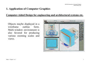 1. Application of Computer Graphics