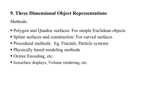 9. Three Dimensional Object Representations