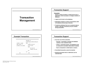 Transaction Support