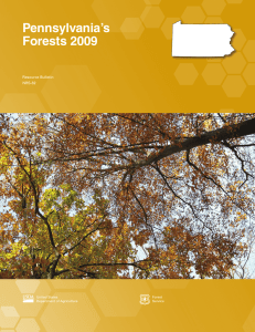 Pennsylvania’s Forests 2009 Resource Bulletin NRS-82