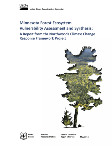 Minnesota Forest Ecosystem Vulnerability Assessment and Synthesis: Response Framework Project