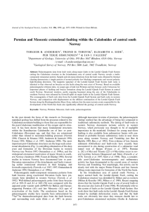 Permian and Mesozoic extensional faulting within the Caledonides of central... Norway
