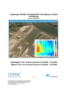 Langdurige metingen Deurganckdok: Opvolging en analyse aanslibbing