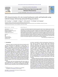 Journal of Electron Spectroscopy