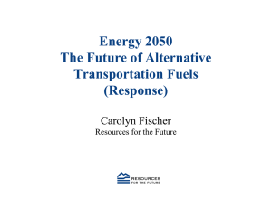 Energy 2050 The Future of Alternative Transportation Fuels (Response)