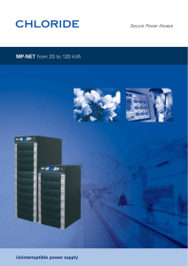 MP-NET Secure Power Always Uninterruptible power supply