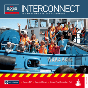 INTERCONNECT &gt; Cosco NZ Coastal News