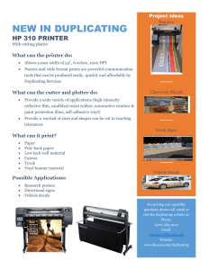 NEW IN DUPLICATING HP 310 PRINTER What can the printer do: Project Ideas
