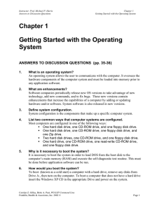 Chapter 1 Getting Started with the Operating System