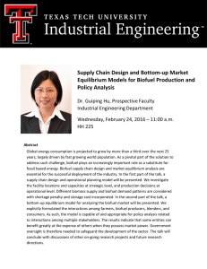 Supply Chain Design and Bottom-up Market Policy Analysis