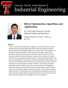 Bilevel Optimization Algorithms and Applications