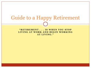 Guide to a Happy Retirement