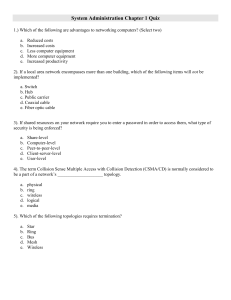 System Administration Chapter 1 Quiz