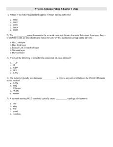 System Administration Chapter 3 Quiz