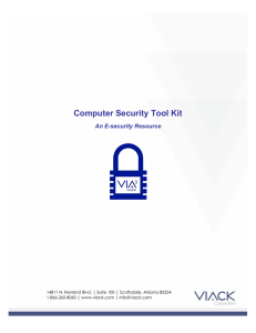 Computer Security Tool Kit An E-security Resource
