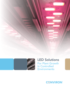 LED Solutions For Plant Growth In Controlled Environments