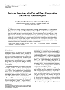 Eurographics Symposium on Geometry Processing 2009 Volume 28 (2009), Number 5